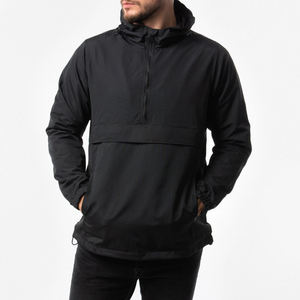 Vestes de sport décontractées uniforme d'entreprise col montant personnalisé coupe-vent d'extérieur léger et imperméable pour hommes avec logo - Product Image 4