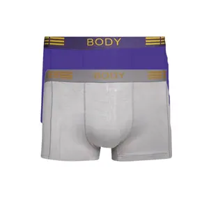 Mens Boxers Ngắn Đồ lót Giao hàng nhanh đàn hồi liền mạch màu rắn viccose vải tùy chỉnh bao bì Vinh treo may mặc