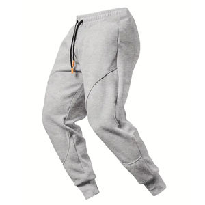Pantalones de chándal de lana pesados personalizados para hombre, pantalones deportivos informales de invierno, pantalones transpirables de cintura alta con cordón de talla grande - Product Image 2