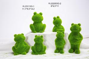 Figura Decorativa de Cerámica con Diseño de <span class=keywords><strong>Caracol</strong></span> y Rana para Decoración del Hogar - Product Image 4