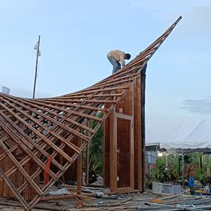 Diseño moderno de alta calidad 30sqm NB01 Bungalow industrial 40HC Invernadero prefabricado Edificios prefabricados modernos de Vietnam - Product Image 4