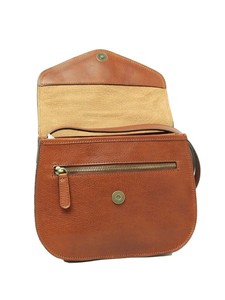 Bolso Bandolera de Cuero Genuino para Mujer, Estilo Vintage, Color Marrón, Diseño de Caramelo, Correa Única, Bolsillo con Cremallera, Bolso de Viaje, Regalo - Product Image 5