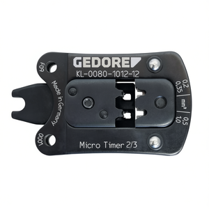 คีมย้ำสายไฟ Gedore KL-0080-1012-12 พร้อมหัวเปลี่ยน MicroTimer 2/3 สำหรับการย้ำสายไฟ - Product Image 2