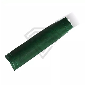 Portefeuilles courts en cuir véritable personnalisés de la meilleure qualité faits à la main avec fermeture à bouton imprimé prix de gros - Product Image 6