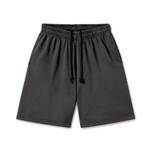 กางเกงวอร์มขาสั้นแบบลำลองสำหรับวิ่งใส่ได้ทั้งชายและหญิงกางเกงขาสั้นผ้าเฟรนช์เทอร์รี่ใส่ได้ตามต้องการโลโก้ - Product Image 1