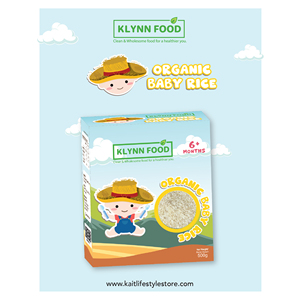 KLYNN FOOD Riz Bio pour Bébé 500g 6+ Mois Aliment Pur et Sain - Product Image 3