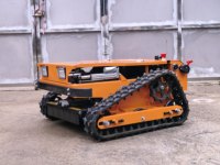 Tondeuse à gazon autonome de 800 mm à chenilles, télécommandée, à essence, pour vergers - Prix usine