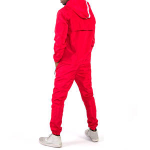 Chándal cortavientos de entrenamiento hecho a medida para hombres y mujeres Conjuntos de chaqueta y pantalones ligeros para trotar o calentar - Product Image 3