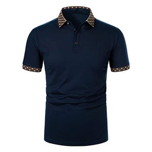 Camisas Polo de Algodón de Alta Calidad para Hombre, Corte Holgado, Manga Corta, Secado Rápido, Ropa Casual, Camisa Polo Deportiva - Product Image 1