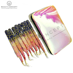 Pince à épiler pour extensions de cils 3D 6D Volume 8pc Set Tool By Beauty Concept Eco-Friendly - Product Image 4