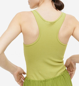 Haut court décontracté sans manches tendance pour l'été et confortable hauts de couleur unie pour les femmes - Product Image 2