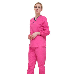 Traje de enfermera corto Sve para mujer, uniformes médicos al por mayor hechos de Spandex para verano, uniformes de hospital - Product Image 6