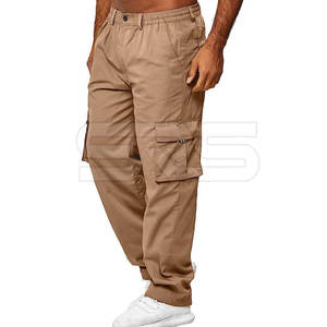 Pantalones de moda para hombre, pantalones Cargo ajustados para hombre, pantalones Cargo informales lavados de secado rápido cómodos para hombre - Product Image 4