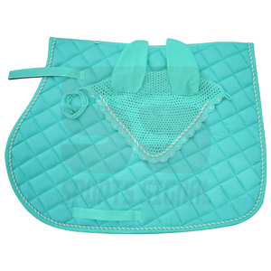 Tapis de selle adapté aux chevaux Matériau de toile de remplissage en mousse de haute qualité Doublure en tissu Toutes les couleurs disponibles Logo personnalisé Dressage - Product Image 5