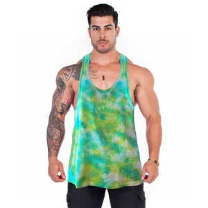 Camiseta de tirantes personalizada para hombre, baloncesto, correr, entrenamiento, Fitness, gimnasio, chalecos, camiseta - Product Image 5