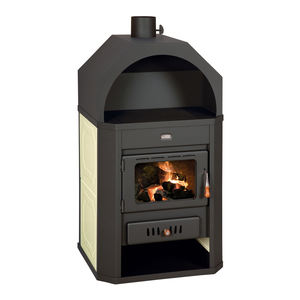 Meilleures ventes Cheminées à bois d'intérieur Poêle très économe en énergie 7.5 Kg/h Consommation de carburant Acier en fonte Utilisation dans la chambre à coucher - Product Image 1