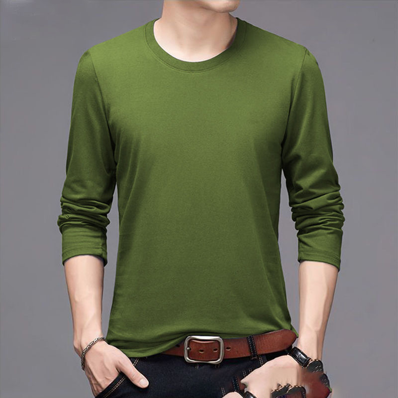 [Single piece] Long sleeve pure-pure green