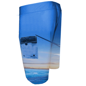 Shorts de plage pour hommes en polyester sublimé Shorts en polyester 100% de haute qualité Shorts pour hommes - Product Image 6