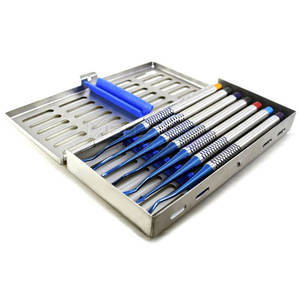 Kit d'Élévateurs Dentaires Manuels Multi-Tailles - Léger Réutilisable Écologique avec Finition Polie pour des Opérations Contrôlées et Précises - Product Image 1