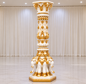 Majestic Elephant Pillar Kalyana Mandapam para Bodas del Sur de la India, Compre un Exclusivo Mandap de Ganesha para Bodas de Destino en EE. UU. - Product Image 3