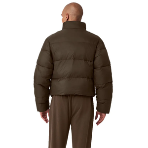 Chaqueta de Plumón Personalizada de Alta Calidad con Capucha, Cuello Alto, Impermeable y de Secado Rápido para Hombre, Color Negro, para Invierno - Product Image 3