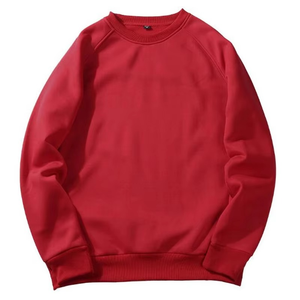 Meilleure vente Sweatshirts d'été pour hommes Coton polyester confortable avec motif solide quantité minimale de commande bas Sweats à capuche et sweatshirts teints en couleur unie - Product Image 3
