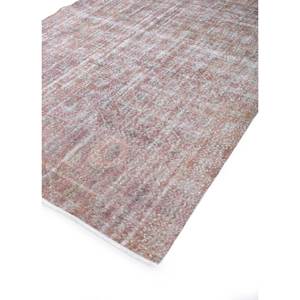 พรมขนสัตว์ถักมือสีเบจและสีน้ำตาลสไตล์วินเทจ รุ่น Pae-2261 ลายแบบนามธรรม สำหรับห้องนั่งเล่น ห้องโถง ทางเดิน รูปทรงสี่เหลี่ยมผืนผ้า ทำด้วยมือ - Product Image 2