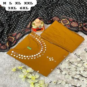 Nouveau 2024 dernier concepteur fantaisie tendance lourd romain soie Kurti pantalon & Dupatta avec travail manuel femme mode exportateur à vendre - Product Image 1