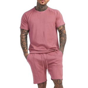 ชุด2ชิ้นเสื้อยืดและกางเกงขาสั้นชุดวอร์มแฟชั่นฤดูร้อนชุดลำลองสไตล์คอกลมใส่สบาย - Product Image 2