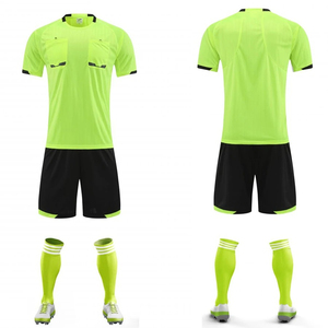 Maillot de football d'arbitre professionnel uniforme de football d'arbitre adulte chemise de juge à col rond avec poches Shorts costume d'arbitre - Product Image 2
