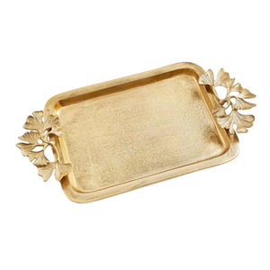 Premium Vintage Modern Luxury Fancy Modern Hot Sale Bandeja de servicio de forma redonda Acabado dorado para decoración del hogar y uso en la cocina - Product Image 4