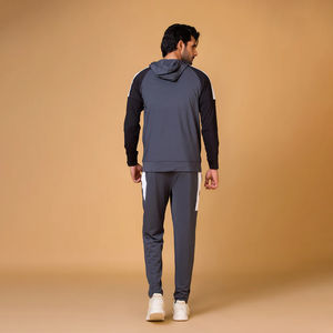 2025 vente en gros personnalisé rétro survêtement formation costumes confortable 100% coton respirant rétro à capuche Jersey survêtement pour unisexe - Product Image 3