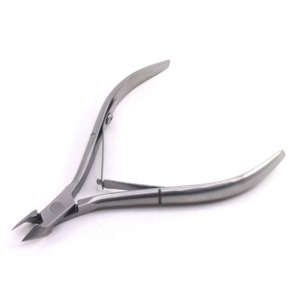 Wholesale Stainless Steel Toe Sharp Nail Nippers Nails Scissors French Silver Personalized Custom Logo Cuticle Nail Clipper - Product Image 2