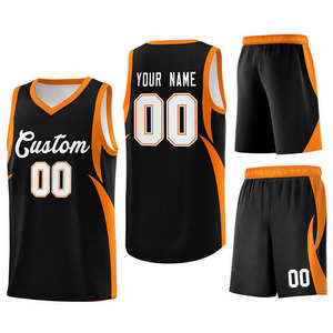 Tenues de basketball sans manches personnalisées OEM avec logo, antibactériennes, imprimées lumineusement, maillots et shorts, numéros de club cousus - Product Image 6
