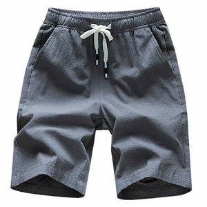 Pantalones cortos para correr hechos a medida para hombre patrón sólido poliéster entrenamiento diseñador Fitness correr entrenamiento gimnasio deportes pantalones cortos - Product Image 5