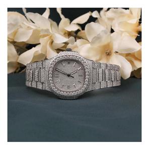 นาฬิกาเพชรสีขาวสุดพิเศษสำหรับห้องแล็บปลูกนาฬิกาข้อมือทันสมัยหรูหรามีสไตล์ทนทาน - Product Image 1