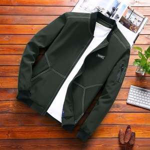 แจ็คเก็ตซาฟารีผ้าใบโพลีเอสเตอร์ทนต่อสภาพอากาศสไตล์สปอร์ตปกตั้งบางสวมใส่สบายสำหรับใส่ทำงานกลางแจ้ง - Product Image 4