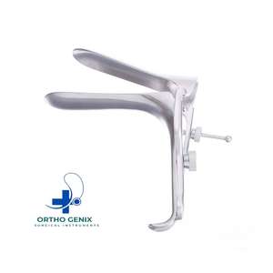 Spéculum vaginal manuel en acier inoxydable réutilisable certifié CE, de haute qualité, pour gynécologie, rétracteur des parois vaginales, Ortho Genix Hospital - Product Image 4