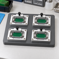 Module de commande électronique personnalisé à 4 stations, boîtier d'assemblage de circuits imprimés, support de fixation CNC en aluminium, gabarit OEM