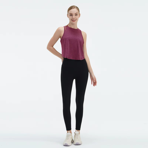 Débardeur tendance pour femmes en spandex/polyester, sans manches, décontracté pour l'été, écologique, séchage rapide, respirant, logo personnalisé OEM, privé - Product Image 5