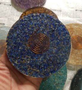 Posavasos de orgonita natural de gran oferta de la mejor calidad, posavasos de orgonita redondo a la venta, posavasos de orgonita de ágata al por mayor de la mejor calidad - Product Image 3