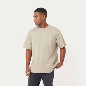 Camisetas de algodón lisas para hombre, estilo casual, tela transpirable y suave, uso versátil, tela suave, ajuste equilibrado, camisetas cómodas - Product Image 5