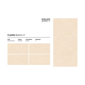 Carreaux de dalle de marbre émaillée entièrement polie d'aspect pierre naturelle Grand 1200x600 600x1200 Mur Porcelanato Porcelanato Carreaux de céramique Brillant - Product Image 3