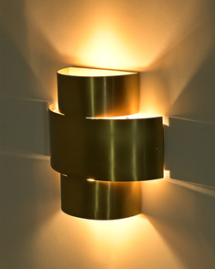 Modern Coastal Design Metal Iron Wall Sconce <b>Lamp</b> Dimmable Light 12 Inch Eco-friendly Halogen Bulbs Home <b>Office</b> Indoor Lighting - Product Image 3