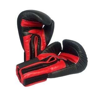 GAF Wholesale High Quality <b>Black</b> 12oz Boxing Gloves Adult Professional Lace Up Winning Leather Custom Logo Boxing Gloves - Product Image 3