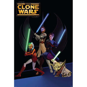 Carte postale Star Wars : Les Guerres des Clones, fabriquée en papier durable - Product Image 1