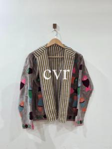 Abrigo de Lujo para Mujer, Chaqueta de Terciopelo Hecha a Mano con Bordado Suzani, Estilo Uzbeco Ecológico, Bohemio de Invierno para Fiestas - Product Image 5
