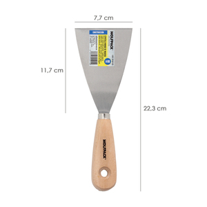 Spatola con Manico in Legno e Lama da 80mm. - Product Image 2