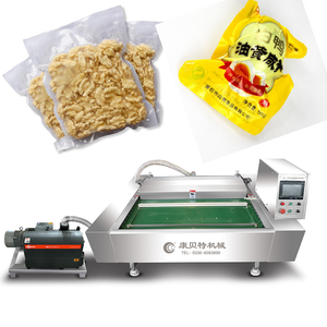 Sos vakum ile ticari plastik gıda et paketleme makinesi - Product Image 1