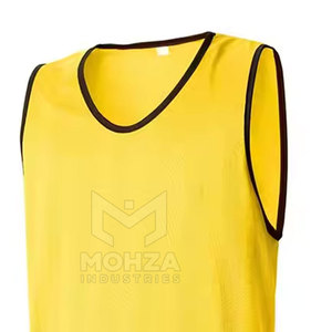 Outdoor Use Regular Fit Breathable Short Sleeve <b>Training</b> <b>Bibs</b> 100% Polyester High Quality Made in Pakistan - Product Image 4